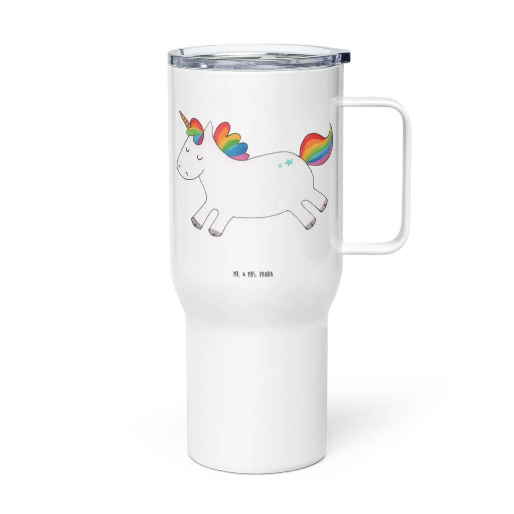 XXL thermal mug unicorn happy Großer Thermobecher, XL Thermobecher, Autobecher, XL Reisetasse, Jumbo Becher, Reisebecher, Thermobecher, Einhorn, Einhörner, Einhorn Deko, Unicorn, Freude, fröhlich, spannend, Lächeln, Spaß, witzig, Lebensfreude, Lachen, glücklich