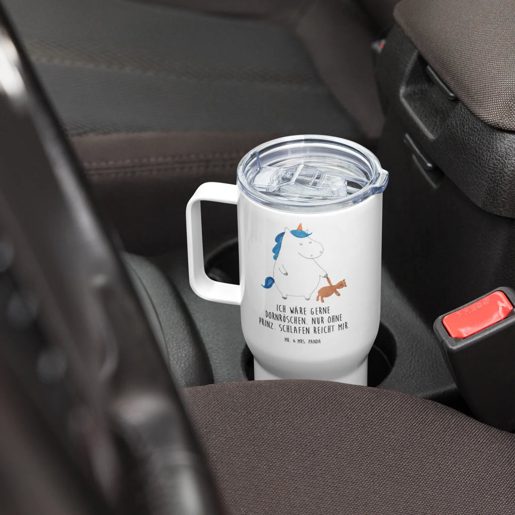 XXL thermal mug unicorn teddy Thermobecher, XL Reisetasse, Autobecher, XL Thermobecher, Großer Thermobecher, Jumbo Becher, Reisebecher, Einhorn, Einhörner, Einhorn Deko, Unicorn, Träumen, gute Nacht, Single, Freundin, Bett, Singleleben, schlafen