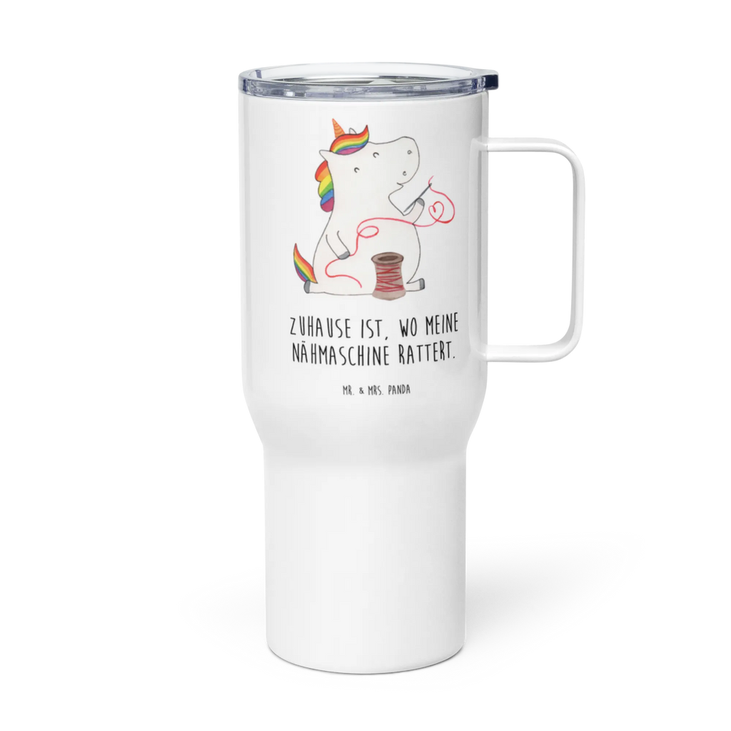 XXL thermal mug unicorn seamstress XL Reisetasse, Reisebecher, Großer Thermobecher, XL Thermobecher, Autobecher, Jumbo Becher, Unicorn, Einhorn, Einhörner, Einhorn Deko, Häkeln, Stricken, Nähzimmer, Näherin, Freundin, Mädchen, Basteln, Nähen
