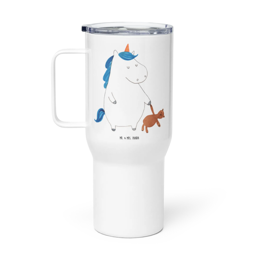 XXL thermal mug unicorn teddy Thermobecher, XL Reisetasse, Autobecher, XL Thermobecher, Großer Thermobecher, Jumbo Becher, Reisebecher, Einhorn, Einhörner, Einhorn Deko, Unicorn, Träumen, gute Nacht, Single, Freundin, Bett, Singleleben, schlafen