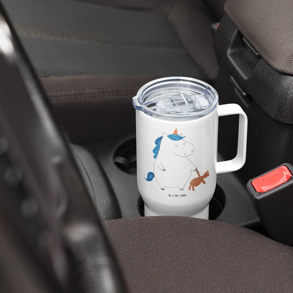 XXL thermal mug unicorn teddy Thermobecher, XL Reisetasse, Autobecher, XL Thermobecher, Großer Thermobecher, Jumbo Becher, Reisebecher, Einhorn, Einhörner, Einhorn Deko, Unicorn, Träumen, gute Nacht, Single, Freundin, Bett, Singleleben, schlafen