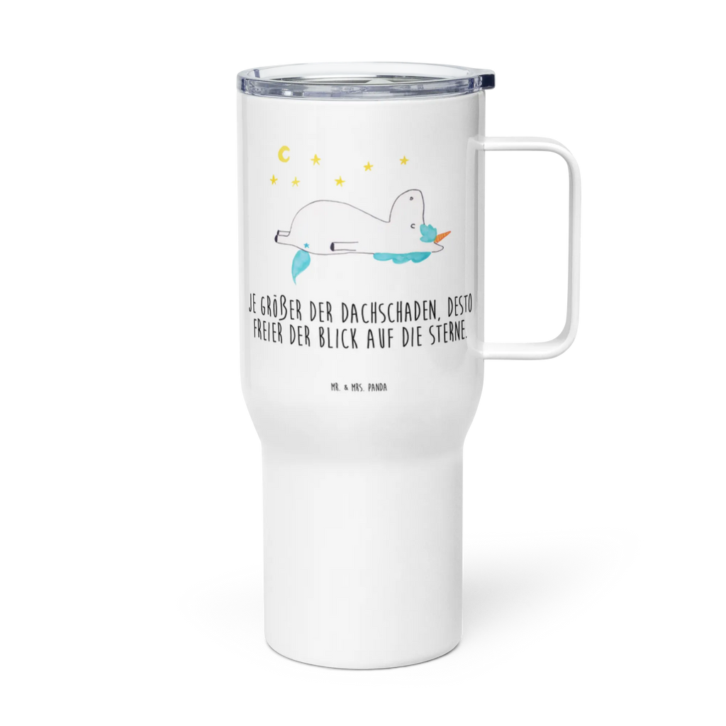 XXL thermal mug unicorn starry sky Jumbo Becher, Autobecher, XL Thermobecher, Thermobecher, Reisebecher, Großer Thermobecher, XL Reisetasse, Einhorn, Einhörner, Einhorn Deko, Unicorn, Sternenhimmel, Verrückt, Dachschaden, Sterne