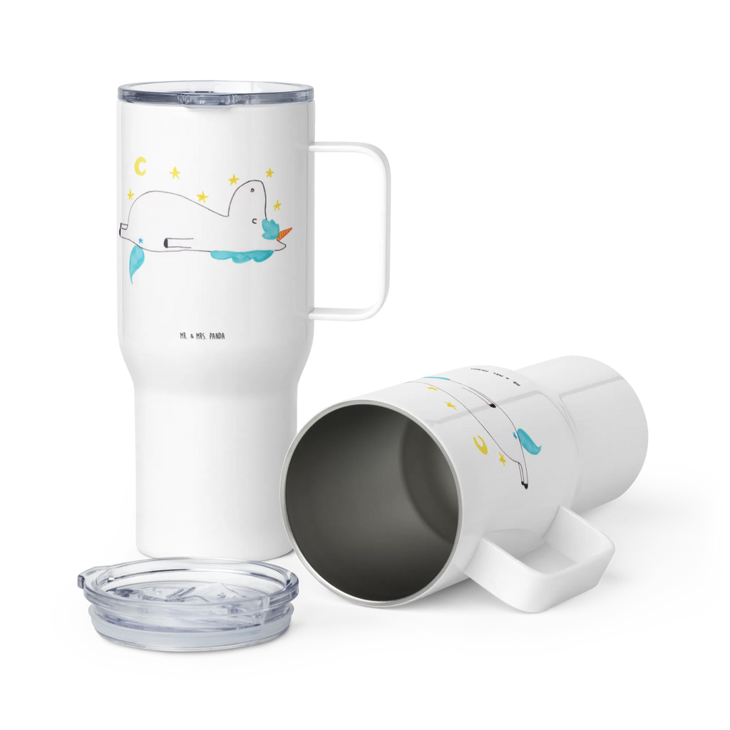 XXL thermal mug unicorn starry sky Jumbo Becher, Autobecher, XL Thermobecher, Thermobecher, Reisebecher, Großer Thermobecher, XL Reisetasse, Einhorn, Einhörner, Einhorn Deko, Unicorn, Sternenhimmel, Verrückt, Dachschaden, Sterne