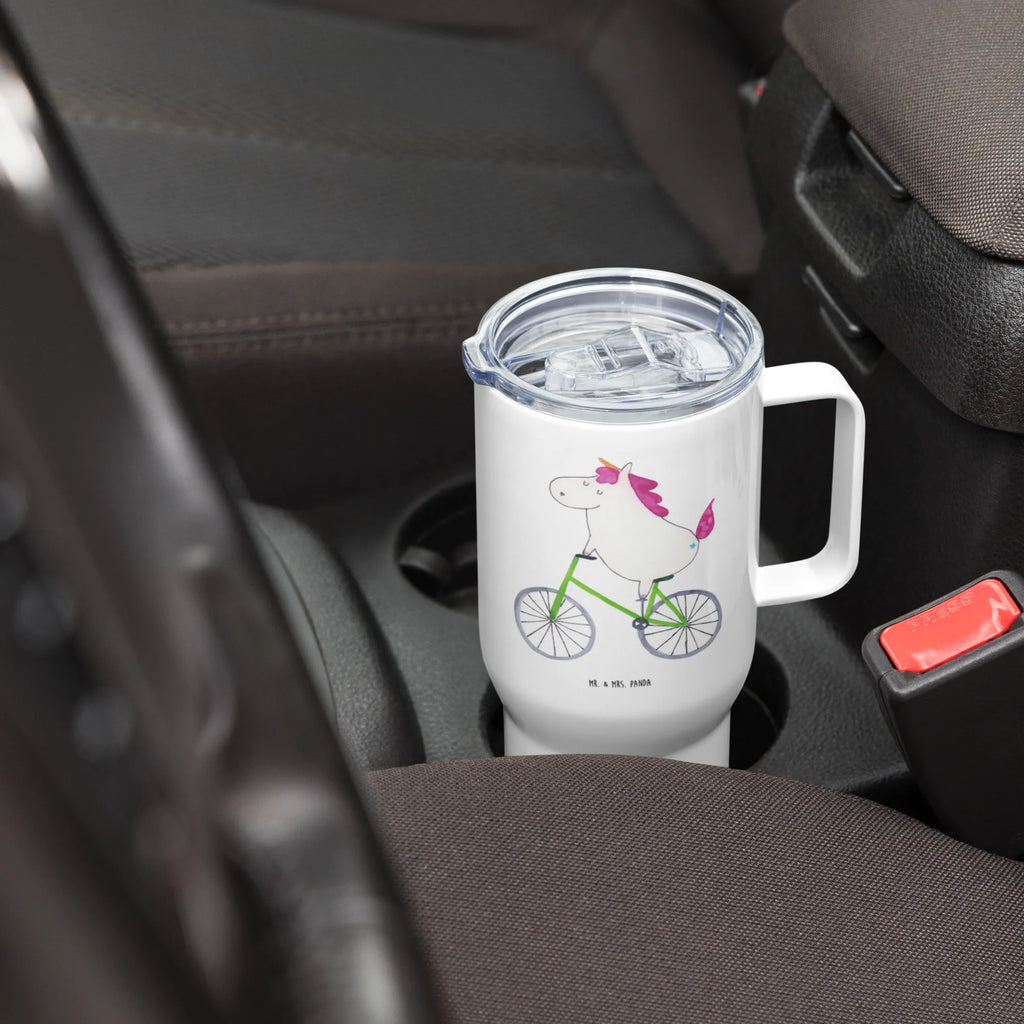 XXL thermal mug unicorn cyclist Autobecher, Großer Thermobecher, Jumbo Becher, XL Reisetasse, XL Thermobecher, Thermobecher, Reisebecher, Einhorn, Einhörner, Einhorn Deko, Unicorn, Kummer, Radfahren, Rad, Konfetti, Luxusproblem, Liebeskummer, Bike, Feenstaub, Radfahrer
