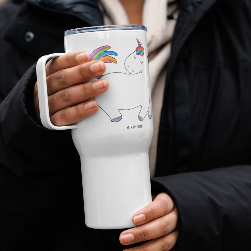 XXL thermal mug unicorn Swagger Thermobecher, Jumbo Becher, XL Thermobecher, Autobecher, Großer Thermobecher, Reisebecher, XL Reisetasse, Einhorn, Einhörner, Einhorn Deko, Unicorn, Reiten, Geschenk, Pferd, Freundin, anders, Reiter, stolz, bunt