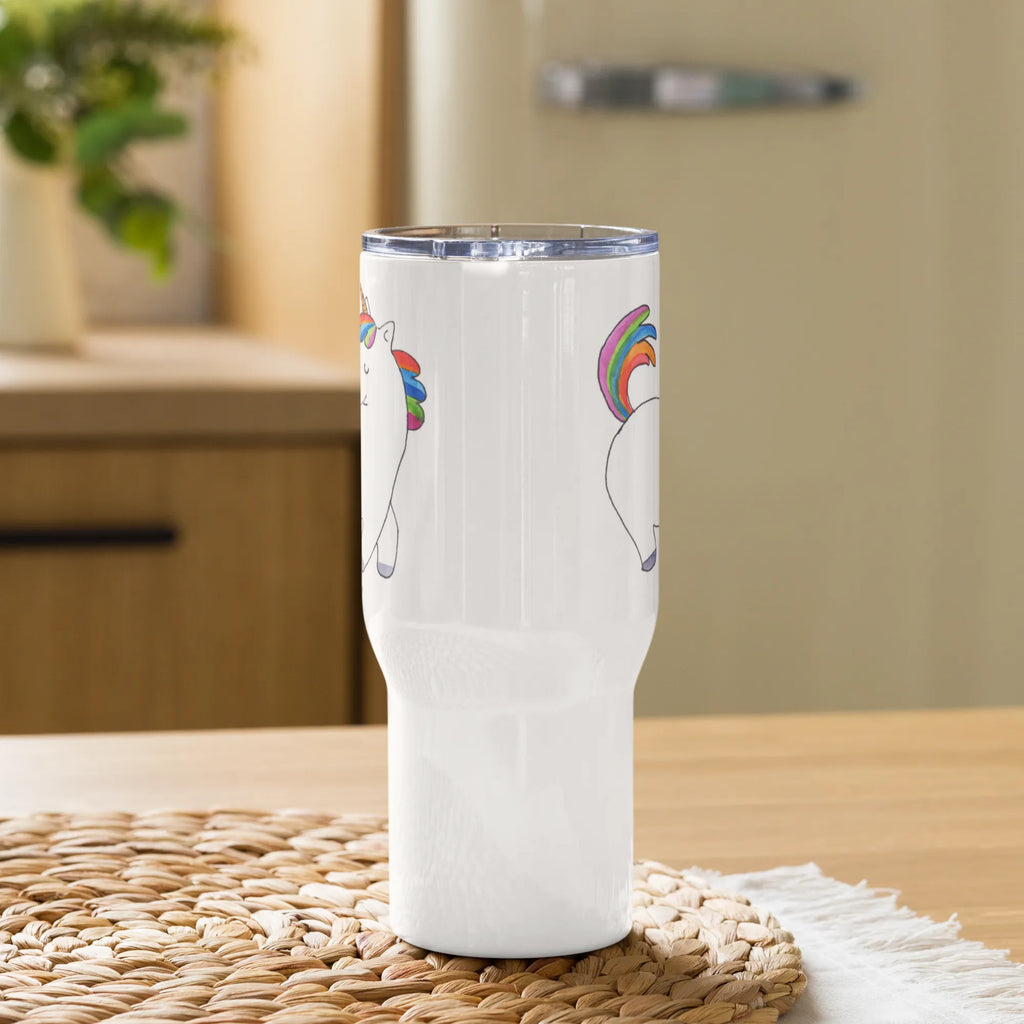 XXL thermal mug unicorn Swagger Thermobecher, Jumbo Becher, XL Thermobecher, Autobecher, Großer Thermobecher, Reisebecher, XL Reisetasse, Einhorn, Einhörner, Einhorn Deko, Unicorn, Reiten, Geschenk, Pferd, Freundin, anders, Reiter, stolz, bunt