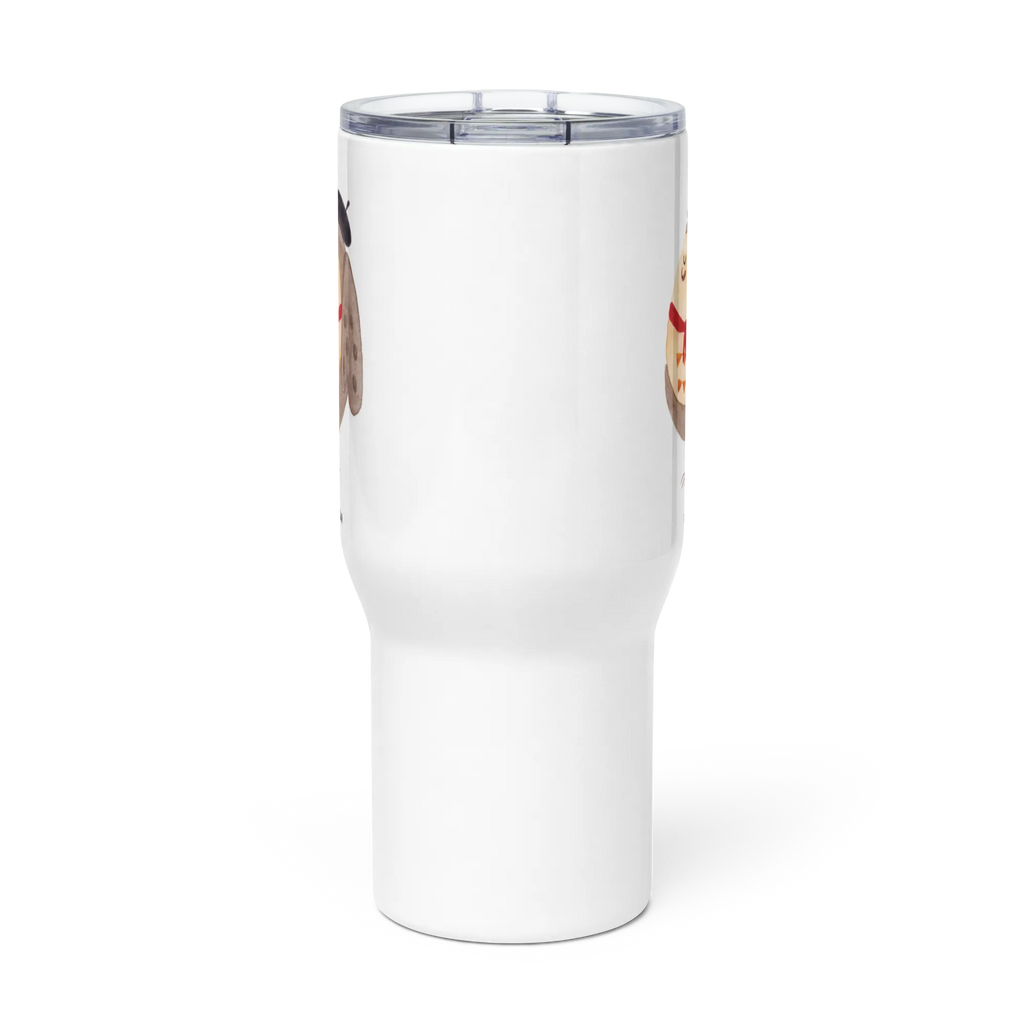 XXL thermal mug Owl France XL Thermobecher, XL Reisetasse, Großer Thermobecher, Jumbo Becher, Autobecher, Reisebecher, Eule, Eule Deko, Owl, Hibou, Frankreich, Eulen, Spruch Französisch, Das Leben Ist schön, La Vie Est Belle, Spruch schön