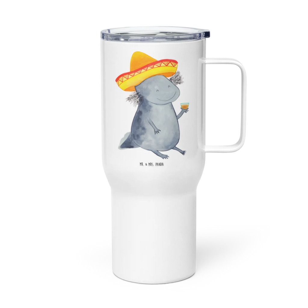 XXL thermal mug axolotl tequila Autobecher, XL Thermobecher, Großer Thermobecher, Reisebecher, XL Reisetasse, Jumbo Becher, Thermobecher, Axolotl, Molch, Zitrone, Feuerdrache, Axolot, Feuersalamander, Tequila, Spruch, Sombrero, Lurch, Lurche, Motivation, Schwanzlurch, Mexiko, Mexico