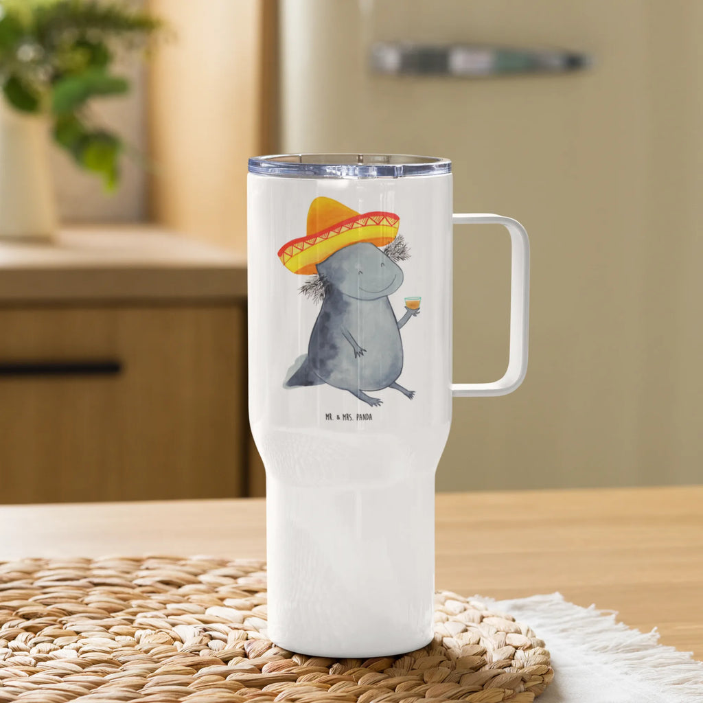 XXL thermal mug axolotl tequila Autobecher, XL Thermobecher, Großer Thermobecher, Reisebecher, XL Reisetasse, Jumbo Becher, Thermobecher, Axolotl, Molch, Zitrone, Feuerdrache, Axolot, Feuersalamander, Tequila, Spruch, Sombrero, Lurch, Lurche, Motivation, Schwanzlurch, Mexiko, Mexico