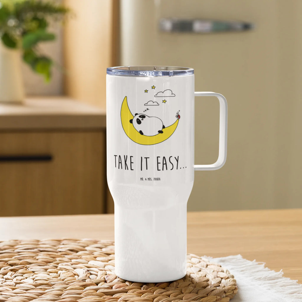 XXL thermal mug Panda Easy XL Thermobecher, Jumbo Becher, Autobecher, Reisebecher, Thermobecher, XL Reisetasse, Großer Thermobecher