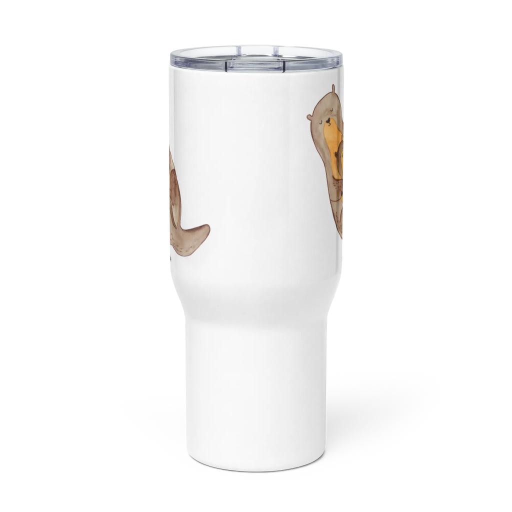 XXL thermal mug otter child Thermobecher, Reisebecher, Jumbo Becher, XL Reisetasse, Großer Thermobecher, Autobecher, XL Thermobecher, Otter, Fischotter, Seeotter, Otter Seeotter See Otter