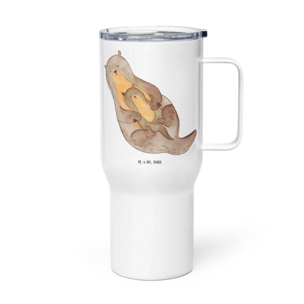 XXL thermal mug otter child Thermobecher, Reisebecher, Jumbo Becher, XL Reisetasse, Großer Thermobecher, Autobecher, XL Thermobecher, Otter, Fischotter, Seeotter, Otter Seeotter See Otter