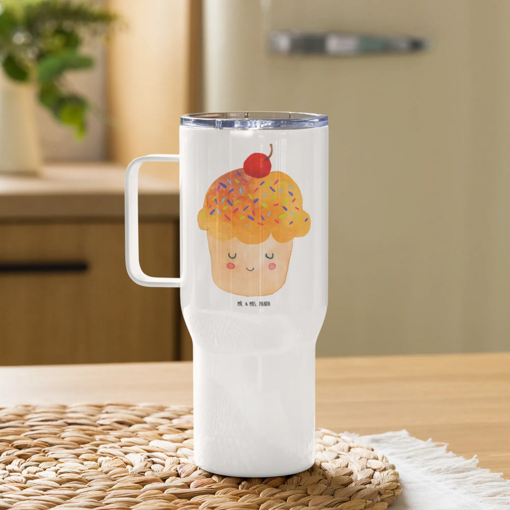 XXL kubek termiczny Babeczka Reisebecher, XL Thermobecher, Autobecher, XL Reisetasse, Großer Thermobecher, Jumbo Becher, Lustige Sprüche, Tiere, Tiermotive, Gute Laune, Backen Geschenk, Motivation Sprüche, Geschenk Koch, Cupcakes, Küche Spruch, Muffin, Wunder, Küche Deko