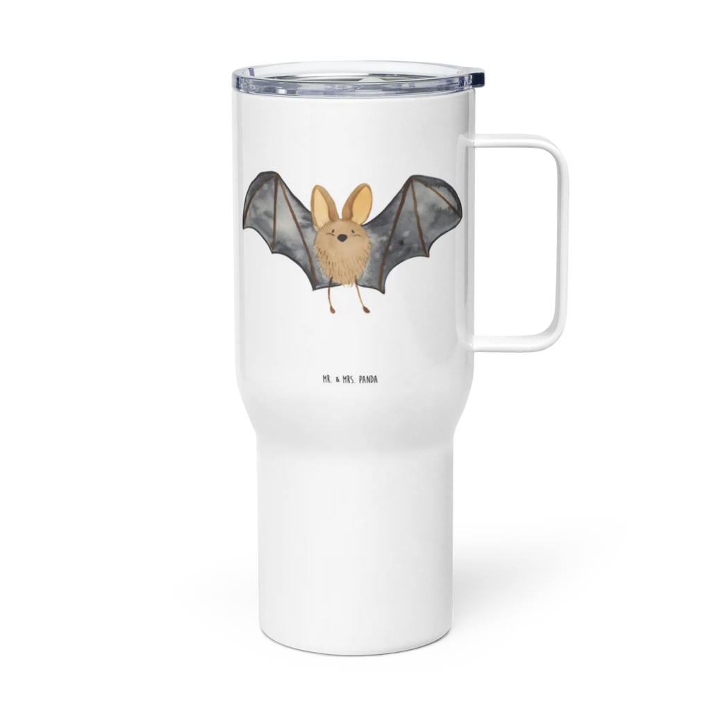 XXL Thermobecher Fledermaus Flügel Großer Thermobecher, Jumbo Becher, XL Reisetasse, Reisebecher, XL Thermobecher, Thermobecher, Autobecher, Tiermotive, Gute Laune, lustige Sprüche, Tiere