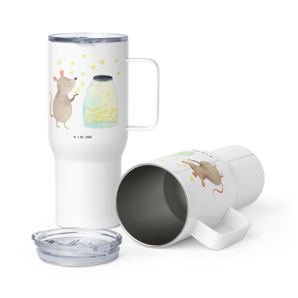 XXL thermal mug Mouse Stars XL Reisetasse, Großer Thermobecher, Autobecher, Reisebecher, XL Thermobecher, Thermobecher, Jumbo Becher, Tiermotive, Gute Laune, lustige Sprüche, Tiere, Taufe, Taufgeschenk, Sterne, Kindergeburtstag, Geburtstag, Hoffnung, erstes Kind, Schwangerschaft, Wunsch, Geburt, Kind, Maus, Träume