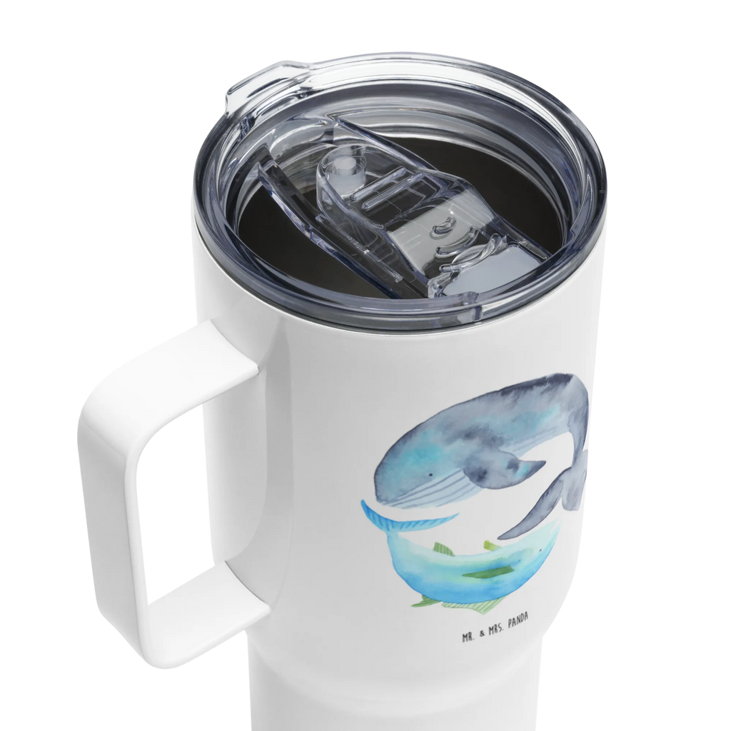 XXL Thermobecher Walfisch Thunfisch Thermobecher, Jumbo Becher, Autobecher, XL Thermobecher, XL Reisetasse, Reisebecher, Großer Thermobecher, Tiermotive, Gute Laune, lustige Sprüche, Tiere, Wahl, Wal, Flachwitz Geschenk, Witz, Spruch des Tages, Tunfisch, Spruch lustig, Wortwitz lustig, Flachwitz