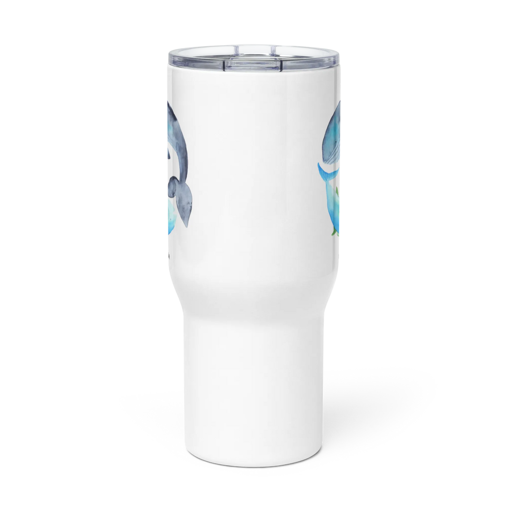 XXL Thermobecher Walfisch Thunfisch Thermobecher, Jumbo Becher, Autobecher, XL Thermobecher, XL Reisetasse, Reisebecher, Großer Thermobecher, Tiermotive, Gute Laune, lustige Sprüche, Tiere, Wahl, Wal, Flachwitz Geschenk, Witz, Spruch des Tages, Tunfisch, Spruch lustig, Wortwitz lustig, Flachwitz