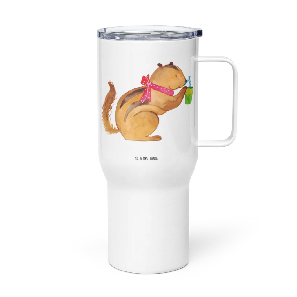 XXL thermal mug Squirrel smoothies Jumbo Becher, Großer Thermobecher, Reisebecher, XL Reisetasse, Autobecher, XL Thermobecher, Lustige Sprüche, Tiere, Tiermotive, Gute Laune, Diät, Green Smoothies, Streifenhörnchen, Eichhörnchen, Abnehmen