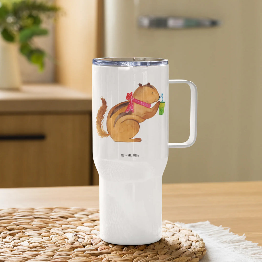 XXL thermal mug Squirrel smoothies Jumbo Becher, Großer Thermobecher, Reisebecher, XL Reisetasse, Autobecher, XL Thermobecher, Lustige Sprüche, Tiere, Tiermotive, Gute Laune, Diät, Green Smoothies, Streifenhörnchen, Eichhörnchen, Abnehmen