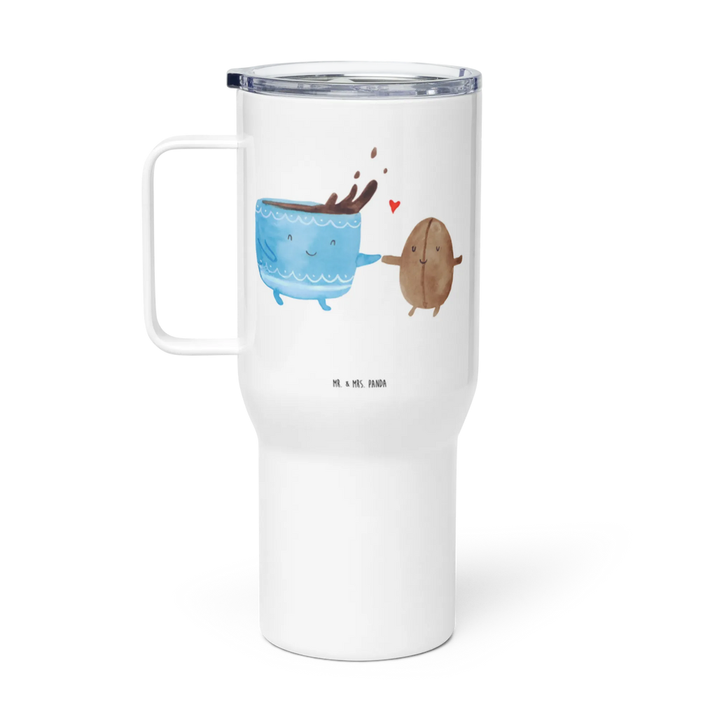 XXL Thermobecher Kaffee Bohne XL Reisetasse, Autobecher, Thermobecher, Reisebecher, Jumbo Becher, Großer Thermobecher, XL Thermobecher, Tiermotive, Gute Laune, lustige Sprüche, Tiere, Glück, Zufriedenheit, Kaffeebohne, Genuss, Kaffee