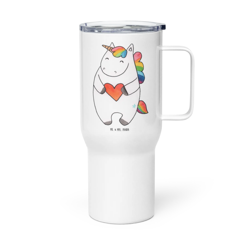 XXL thermal mug unicorn Heart Autobecher, Reisebecher, Großer Thermobecher, XL Thermobecher, XL Reisetasse, Jumbo Becher, Unicorn, Einhorn, Einhörner, Einhorn Deko, Witzig, Freundin, Schlimm, Herz, Anders, böse, Lustig, Bunt