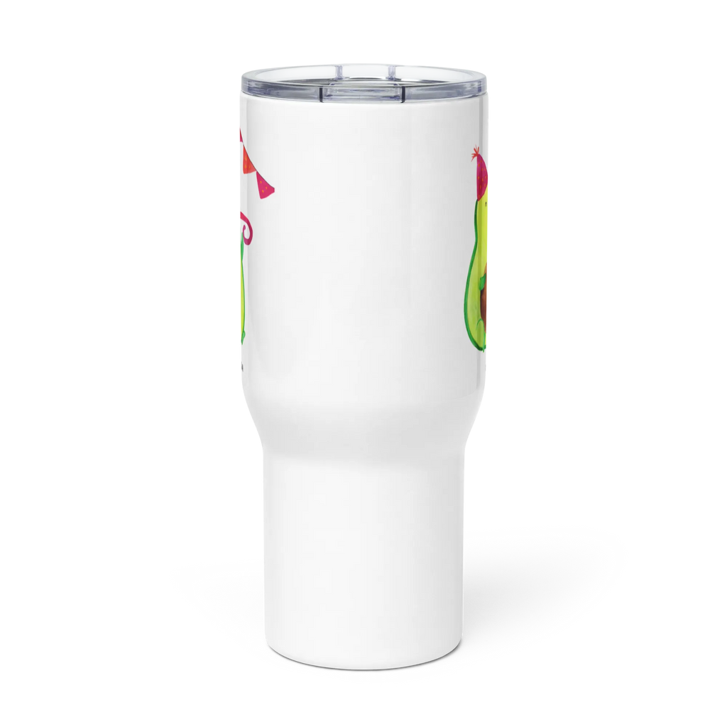 XXL Thermobecher Avocado Party Zeit Reisebecher, XL Reisetasse, Jumbo Becher, Großer Thermobecher, Thermobecher, Autobecher, XL Thermobecher, Avocado, Veggie, Vegan, Gesund