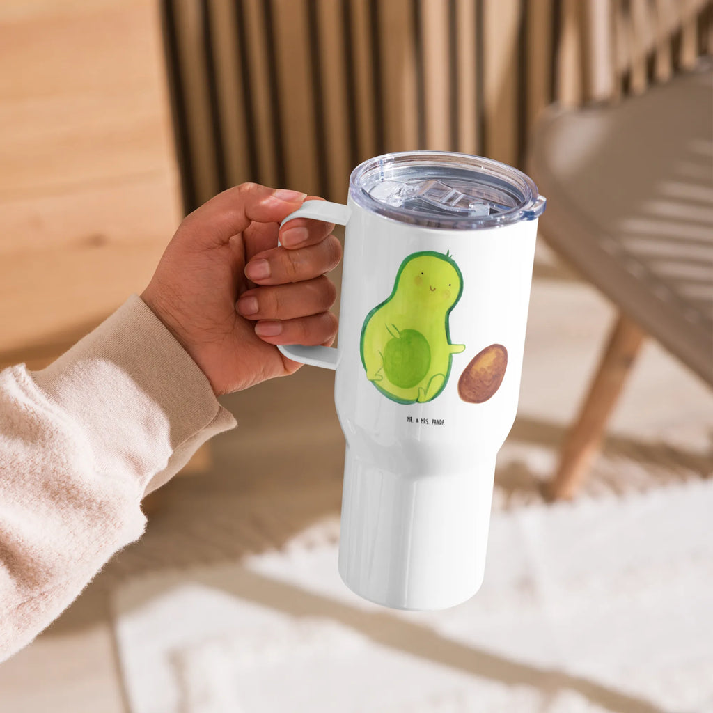 XXL Thermobecher Avocado Kern rollt Jumbo Becher, Reisebecher, Thermobecher, Autobecher, XL Reisetasse, XL Thermobecher, Großer Thermobecher, Avocado, Veggie, Vegan, Gesund, Kind, Geburt, Avocados, zur Geburt, Baby, erstes Kind, Liebe, Säugling, große Liebe, Love, Geburtstag, Schwangerschaft, Schwanger, Babyparty