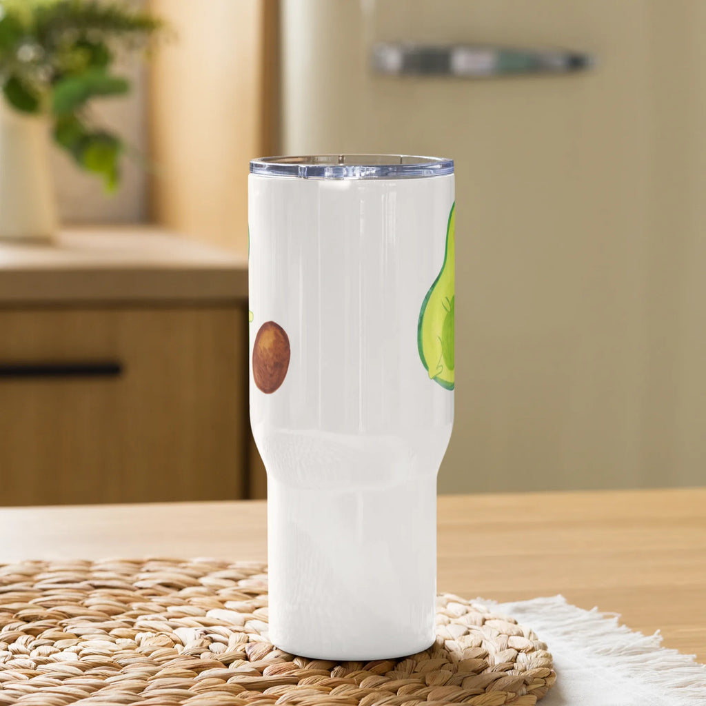 XXL Thermobecher Avocado Kern rollt Jumbo Becher, Reisebecher, Thermobecher, Autobecher, XL Reisetasse, XL Thermobecher, Großer Thermobecher, Avocado, Veggie, Vegan, Gesund, Kind, Geburt, Avocados, zur Geburt, Baby, erstes Kind, Liebe, Säugling, große Liebe, Love, Geburtstag, Schwangerschaft, Schwanger, Babyparty