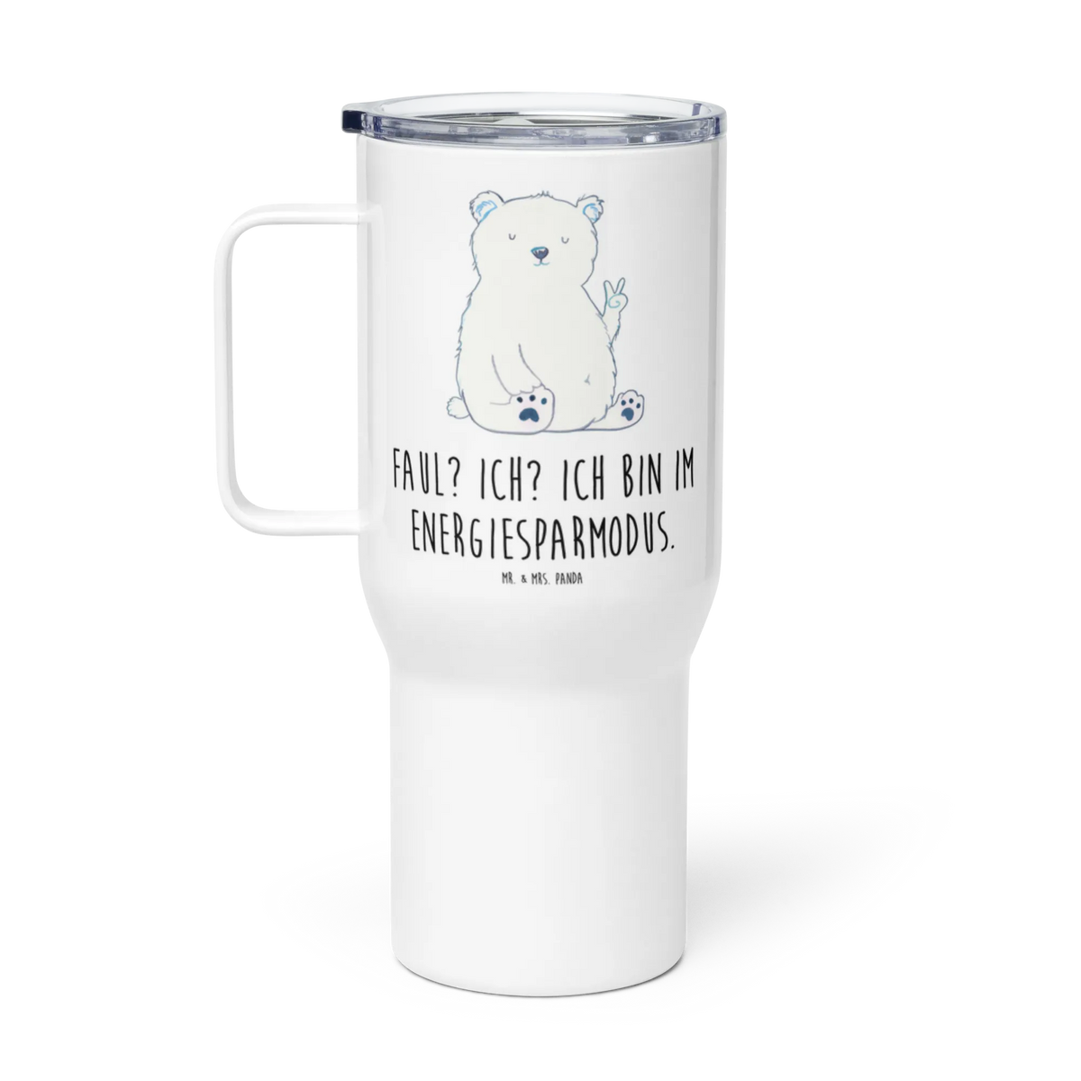 XXL thermal mug Icebear Lazy Isolierbecher, Thermobecher, To-Go-Becher, Edelstahl-Thermobecher, getränkebecher, Mehrweg-Kaffeebecher, Teebecher, thermosbecher, Teetasse, Edelstahlbecher, Thermos-Becher, Kaffee-Thermobecher, Großer Thermobecher, XL Thermobecher, Trinkgefäß, Kaffee-to-go-Becher, Jumbo Becher, Mehrwegbecher, Edelstahl Tasse, Autobecher, XL Reisetasse, Reisebecher, Teddy, Bär, Teddybär, Relaxen, Eisbär, Bürojob, Homeoffice, Faul, Entspannen, Arbeitsplatz, Nordpol, Büro, Arbeit