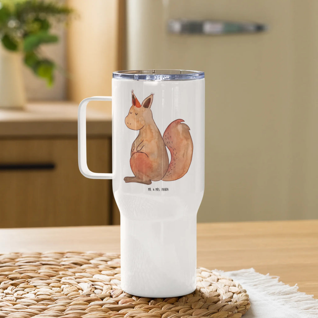 XXL Thermobecher Einhorn Glauben XL Thermobecher, XL Reisetasse, Autobecher, Thermobecher, Großer Thermobecher, Reisebecher, Jumbo Becher, Einhorn, Einhörner, Einhorn Deko, Unicorn, Eichhörnchen, Einhörnchen, Eichhorn