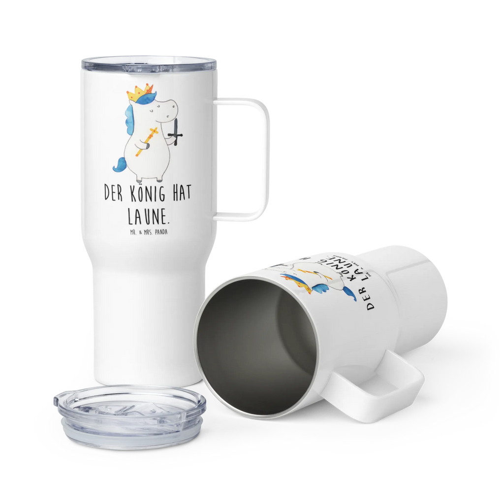 XXL thermal mug unicorn king with sword XL Reisetasse, XL Thermobecher, Thermobecher, Jumbo Becher, Reisebecher, Autobecher, Großer Thermobecher, Einhorn, Einhörner, Einhorn Deko, Unicorn, König, Mittelalter, Ritter