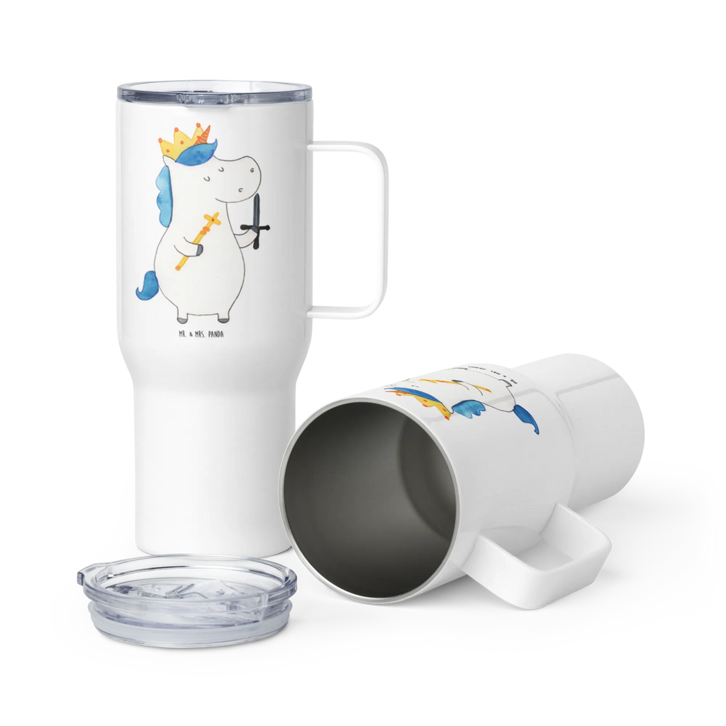 XXL thermal mug unicorn king with sword XL Reisetasse, XL Thermobecher, Thermobecher, Jumbo Becher, Reisebecher, Autobecher, Großer Thermobecher, Einhorn, Einhörner, Einhorn Deko, Unicorn, König, Mittelalter, Ritter