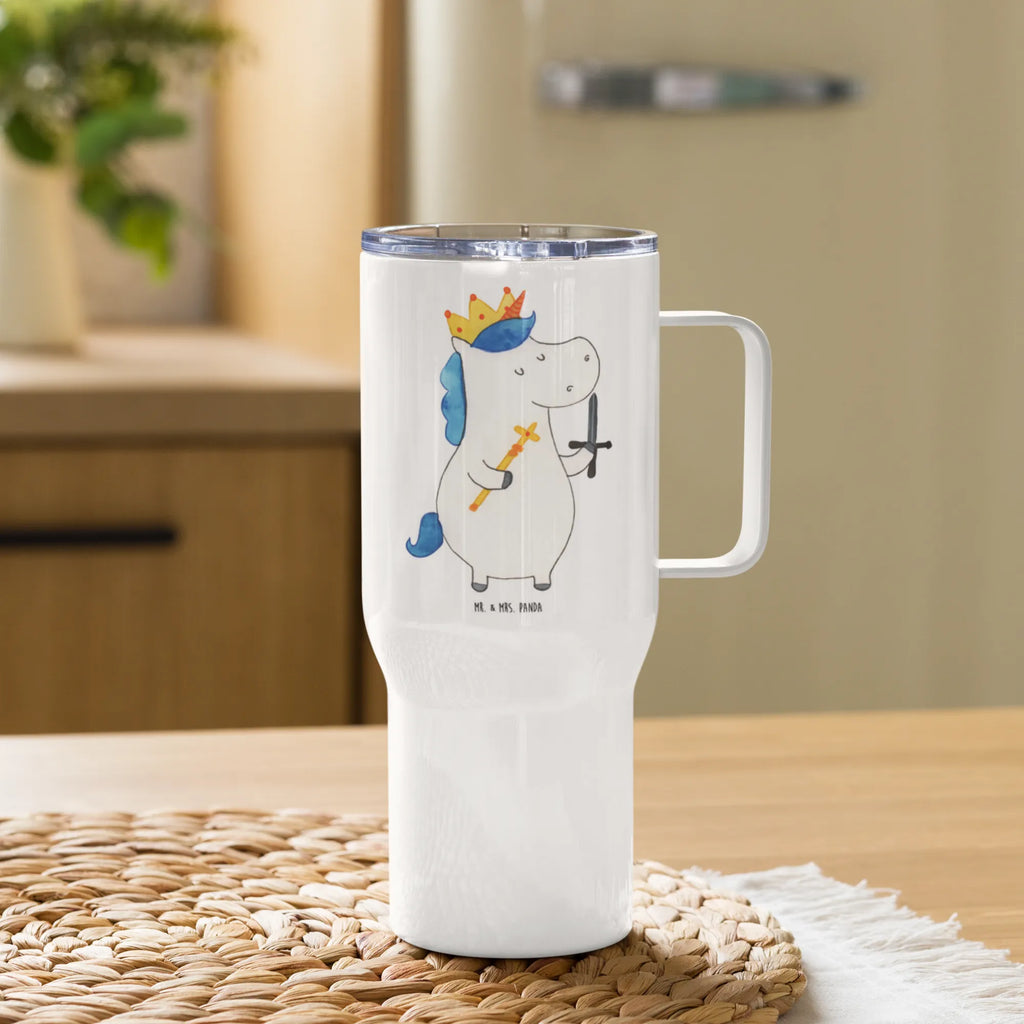XXL thermal mug unicorn king with sword XL Reisetasse, XL Thermobecher, Thermobecher, Jumbo Becher, Reisebecher, Autobecher, Großer Thermobecher, Einhorn, Einhörner, Einhorn Deko, Unicorn, König, Mittelalter, Ritter