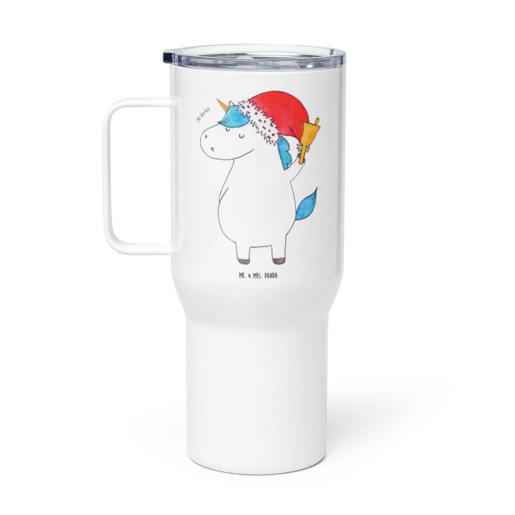 XXL Thermobecher Einhorn Weihnachtsmann Autobecher, Jumbo Becher, XL Thermobecher, XL Reisetasse, Reisebecher, Großer Thermobecher, Thermobecher, Einhorn, Einhörner, Einhorn Deko, Unicorn, Wunschliste, Wunschzettel, Feenstaub, Weihnachten, Gin, Schoki, Nikolaus, Weihnachtsmann, Schokolade