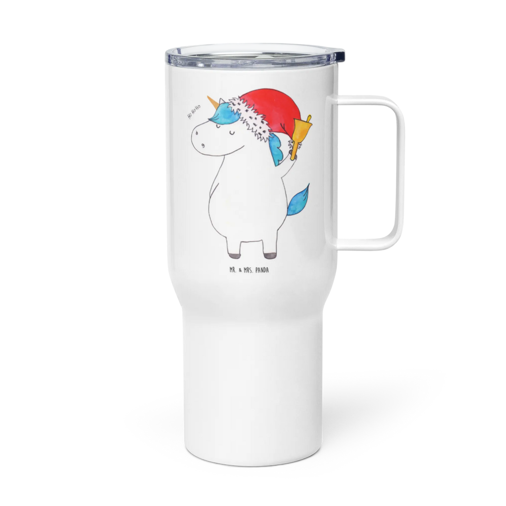 XXL Thermobecher Einhorn Weihnachtsmann Autobecher, Jumbo Becher, XL Thermobecher, XL Reisetasse, Reisebecher, Großer Thermobecher, Thermobecher, Einhorn, Einhörner, Einhorn Deko, Unicorn, Wunschliste, Wunschzettel, Feenstaub, Weihnachten, Gin, Schoki, Nikolaus, Weihnachtsmann, Schokolade