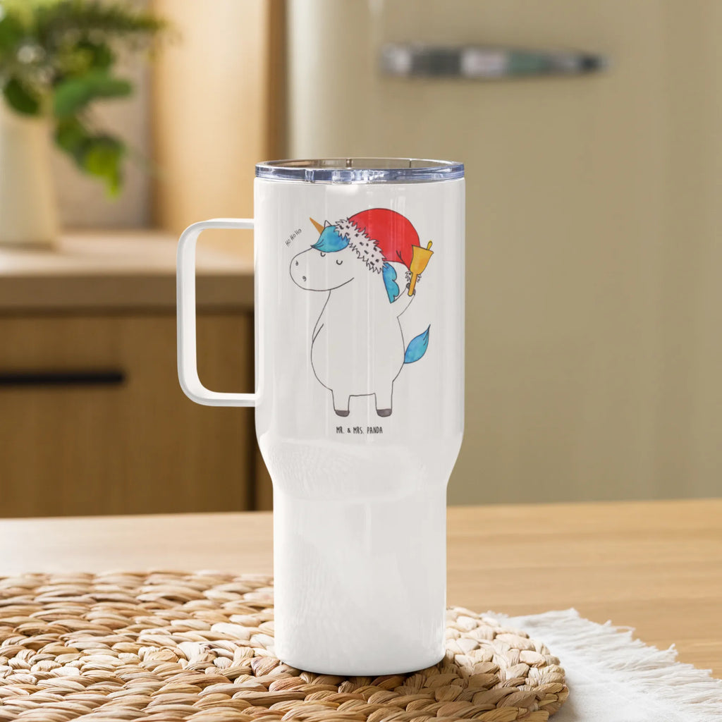 XXL Thermobecher Einhorn Weihnachtsmann Autobecher, Jumbo Becher, XL Thermobecher, XL Reisetasse, Reisebecher, Großer Thermobecher, Thermobecher, Einhorn, Einhörner, Einhorn Deko, Unicorn, Wunschliste, Wunschzettel, Feenstaub, Weihnachten, Gin, Schoki, Nikolaus, Weihnachtsmann, Schokolade