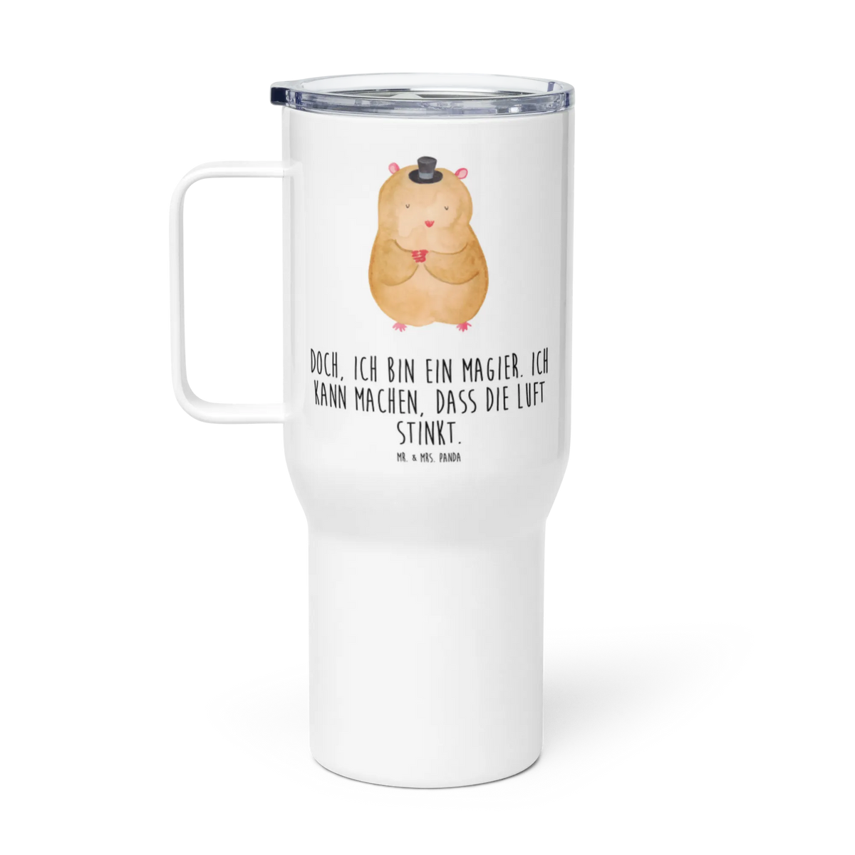 XXL Thermobecher Hamster Hut Teebecher, Mehrwegbecher, Thermobecher, Großer Thermobecher, Edelstahl Tasse, getränkebecher, Kaffee-to-go-Becher, Trinkgefäß, Thermos-Becher, XL Reisetasse, Jumbo Becher, Autobecher, Kaffee-Thermobecher, Edelstahlbecher, Edelstahl-Thermobecher, Reisebecher, XL Thermobecher, To-Go-Becher, thermosbecher, Mehrweg-Kaffeebecher, Isolierbecher, Teetasse, Lustige Sprüche, Tiere, Tiermotive, Gute Laune, Zwerghamster, Magier, Zylinder, Zauberer, Hamster, Hut