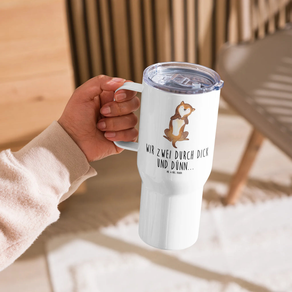 XXL Thermobecher Hund Streicheln Autobecher, XL Thermobecher, XL Reisetasse, Großer Thermobecher, Reisebecher, Jumbo Becher, Sprüche, Hund, Hunderasse, Hundebesitzer, Hundemotiv, Haustier, Tierliebhaber, Hundewelpe, Bauchkraulen, Hundeliebe, Hunde