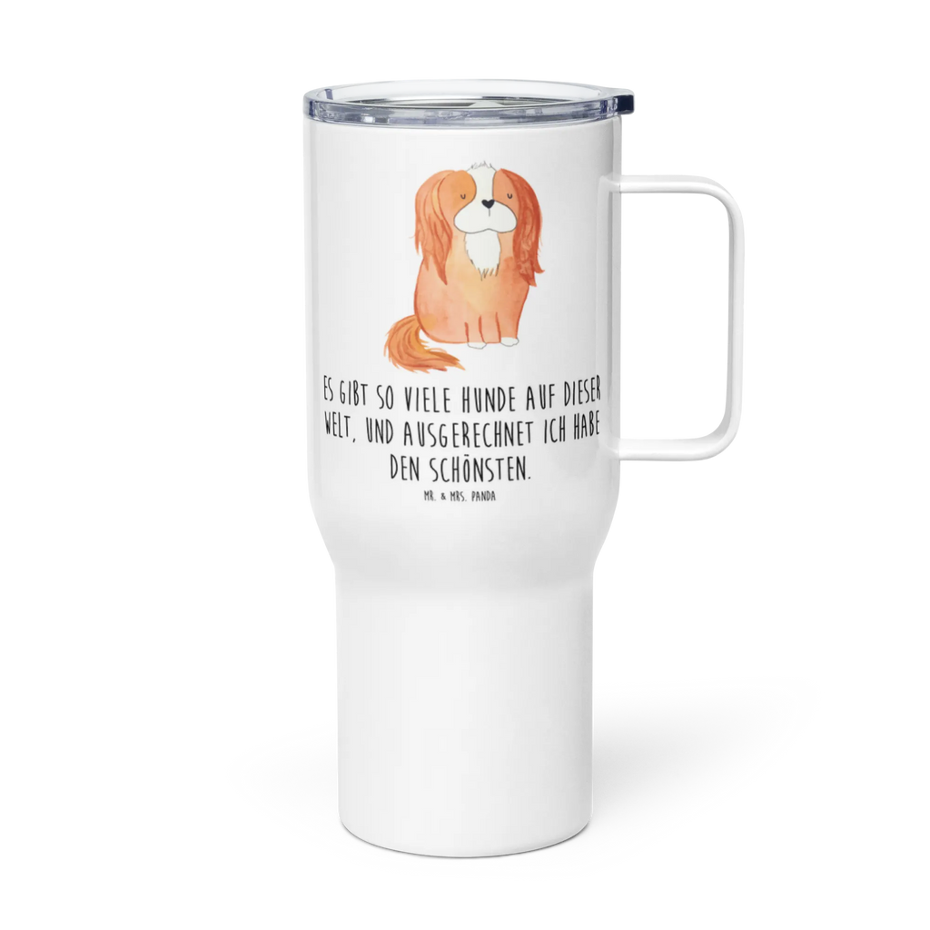 XXL Thermobecher Hund Cavalier King Charles Spaniel Thermobecher, Großer Thermobecher, Autobecher, Reisebecher, XL Reisetasse, XL Thermobecher, Jumbo Becher, Hund, Hundemotiv, Haustier, Hunderasse, Tierliebhaber, Hundebesitzer, Sprüche, Cavalier King Charles Spaniel, Spruch, Cockerspaniel, Spaniel, schönster Hund
