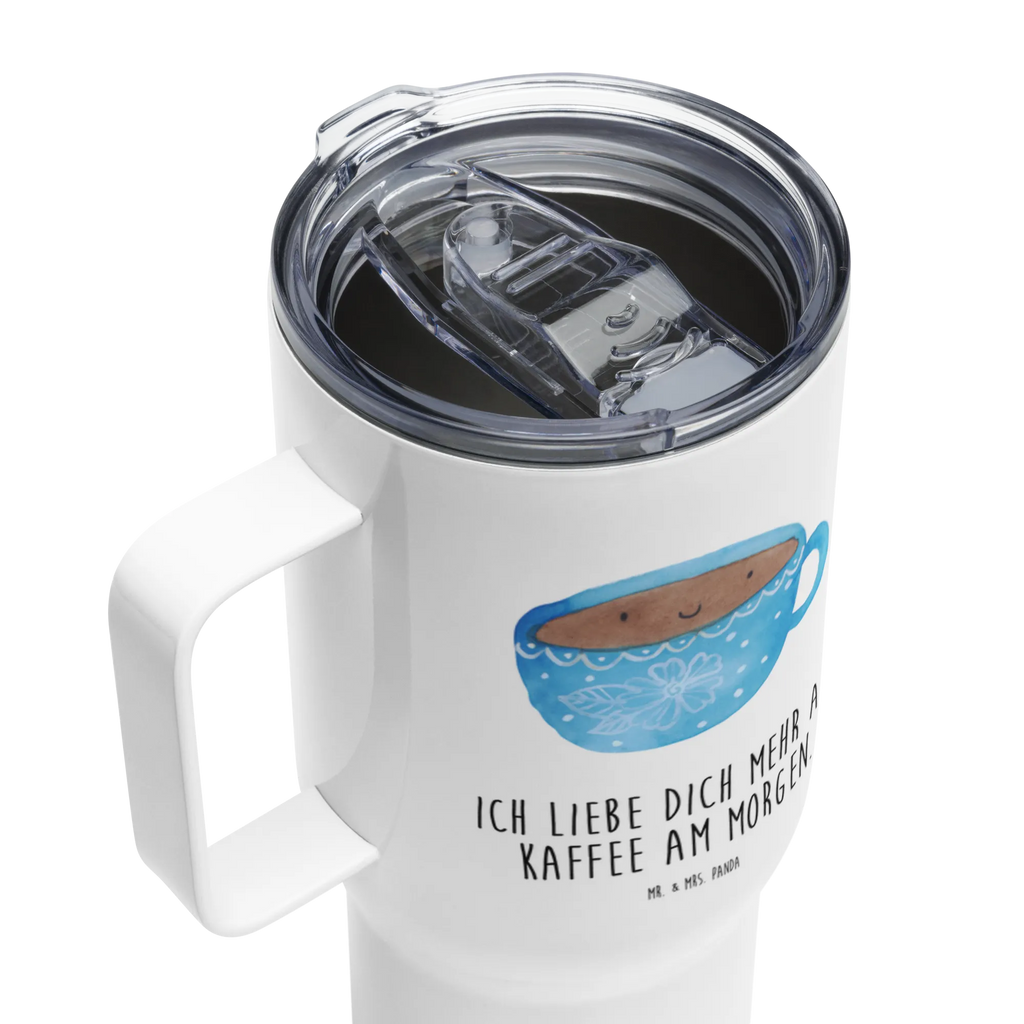 XXL Thermobecher Kaffee Tasse Autobecher, XL Thermobecher, XL Reisetasse, Jumbo Becher, Großer Thermobecher, Reisebecher, Lustige Sprüche, Tiere, Tiermotive, Gute Laune, Liebe, Geschmack, Glücklich, Genuss, Kaffee, Tasse