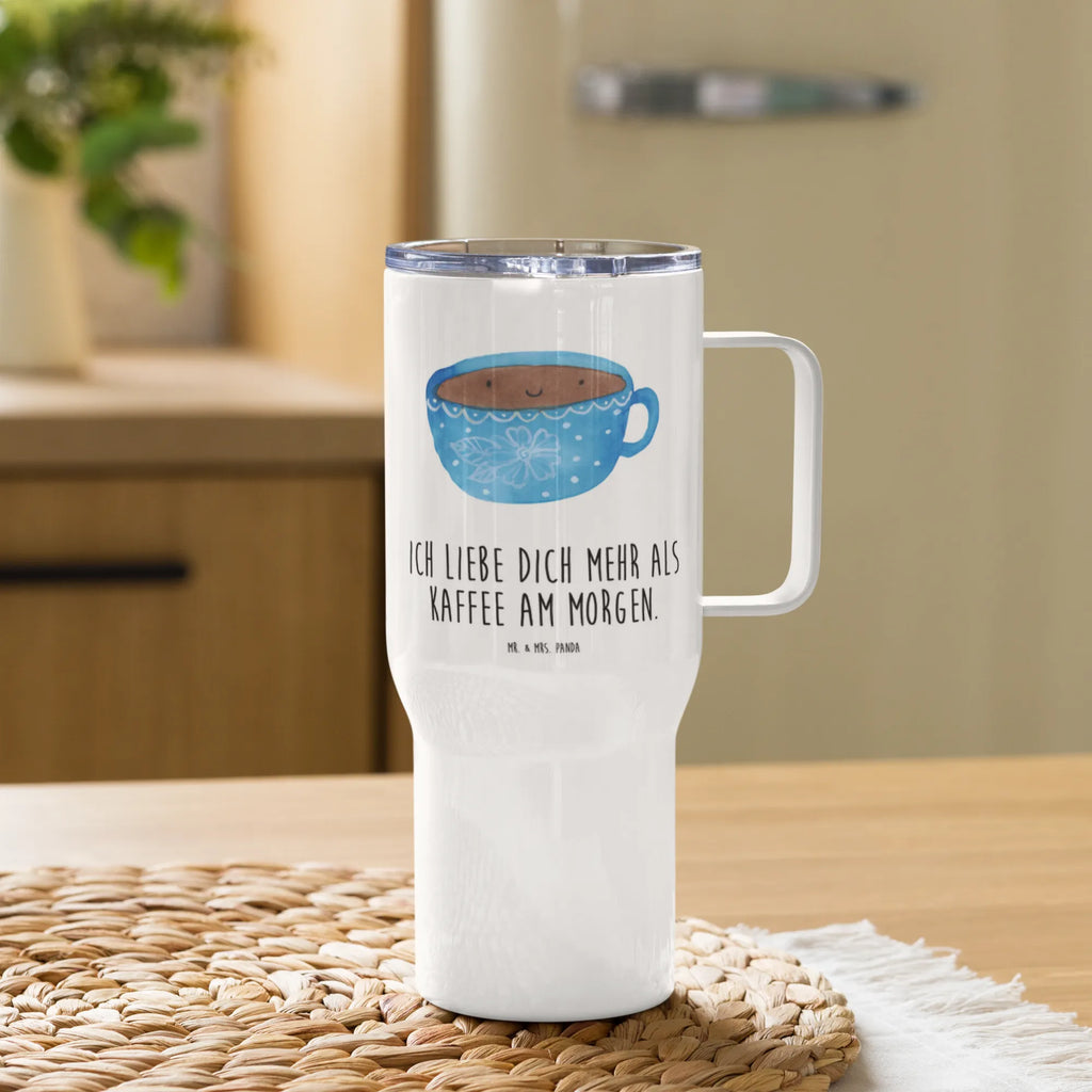 XXL Thermobecher Kaffee Tasse Autobecher, XL Thermobecher, XL Reisetasse, Jumbo Becher, Großer Thermobecher, Reisebecher, Lustige Sprüche, Tiere, Tiermotive, Gute Laune, Liebe, Geschmack, Glücklich, Genuss, Kaffee, Tasse