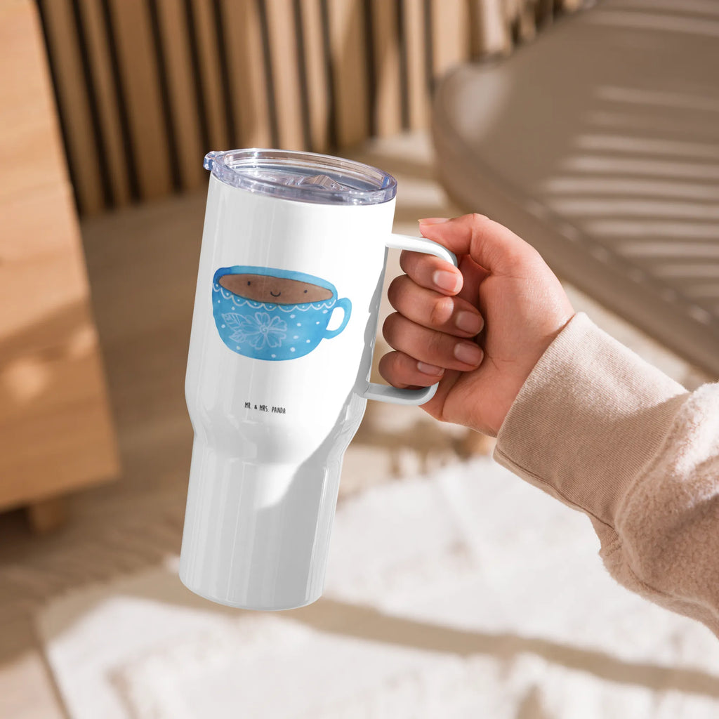 XXL Thermobecher Kaffee Tasse Autobecher, XL Thermobecher, XL Reisetasse, Jumbo Becher, Großer Thermobecher, Reisebecher, Lustige Sprüche, Tiere, Tiermotive, Gute Laune, Liebe, Geschmack, Glücklich, Genuss, Kaffee, Tasse