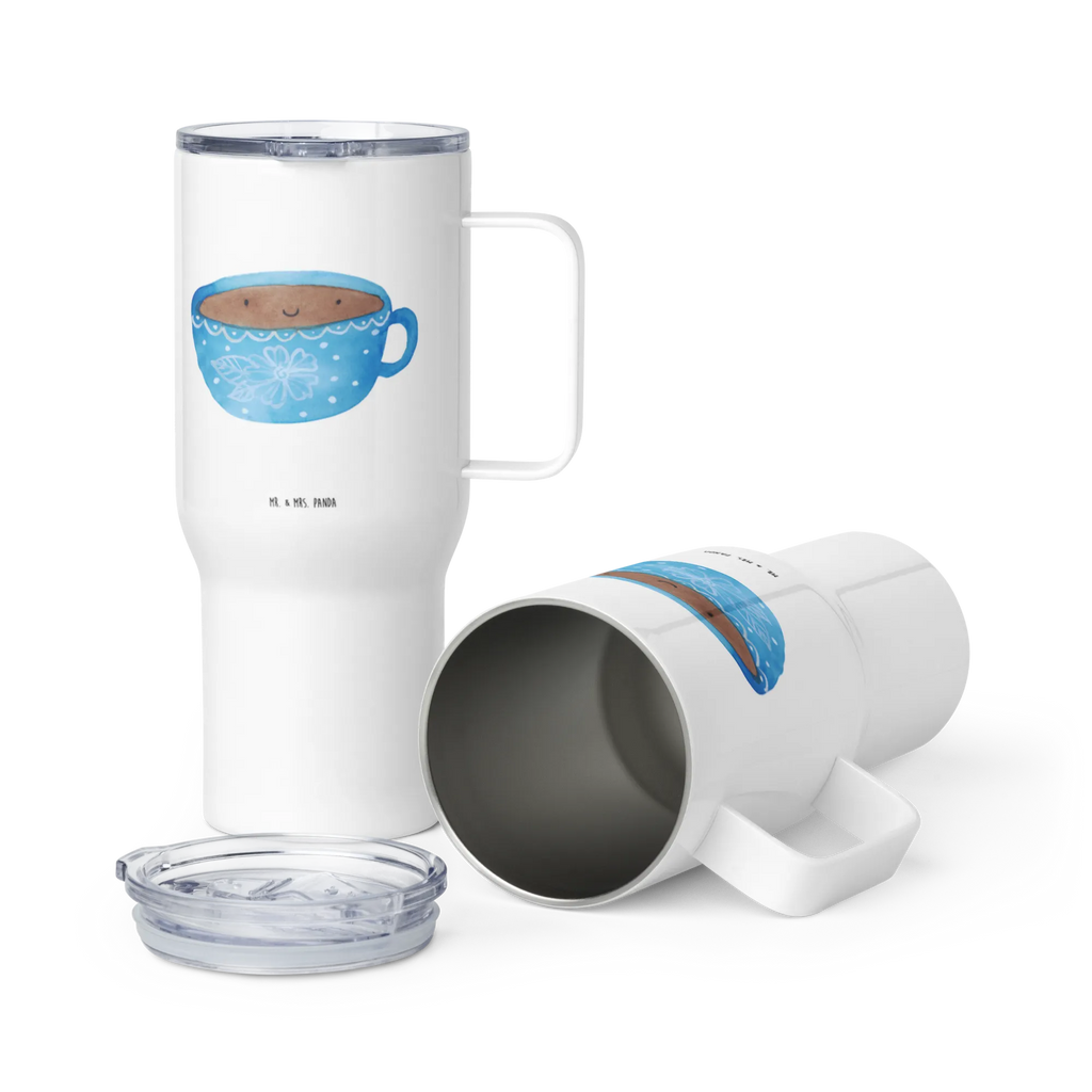 XXL Thermobecher Kaffee Tasse Autobecher, XL Thermobecher, XL Reisetasse, Jumbo Becher, Großer Thermobecher, Reisebecher, Lustige Sprüche, Tiere, Tiermotive, Gute Laune, Liebe, Geschmack, Glücklich, Genuss, Kaffee, Tasse