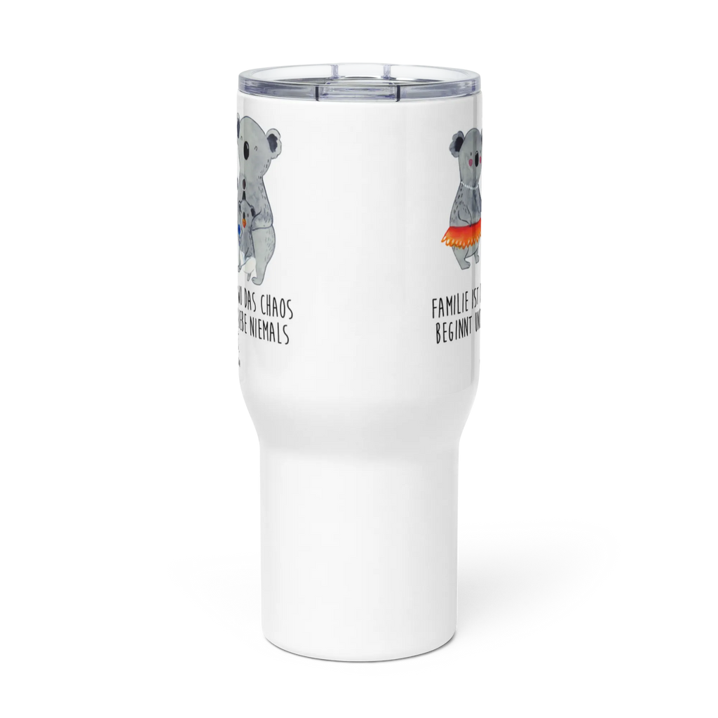 XXL Thermobecher Koala Familie Jumbo Becher, Großer Thermobecher, Autobecher, XL Reisetasse, XL Thermobecher, Reisebecher, Muttertag, Vatertag, Mama, Papa, Oma, Opa, Familie, Schwester, Bruder, Familienleben, Kinder, Koalas, Koala, Family, Geschwister