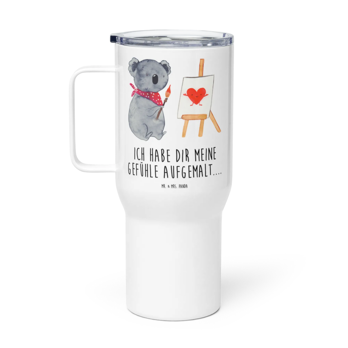 XXL kubek termiczny koala artysta