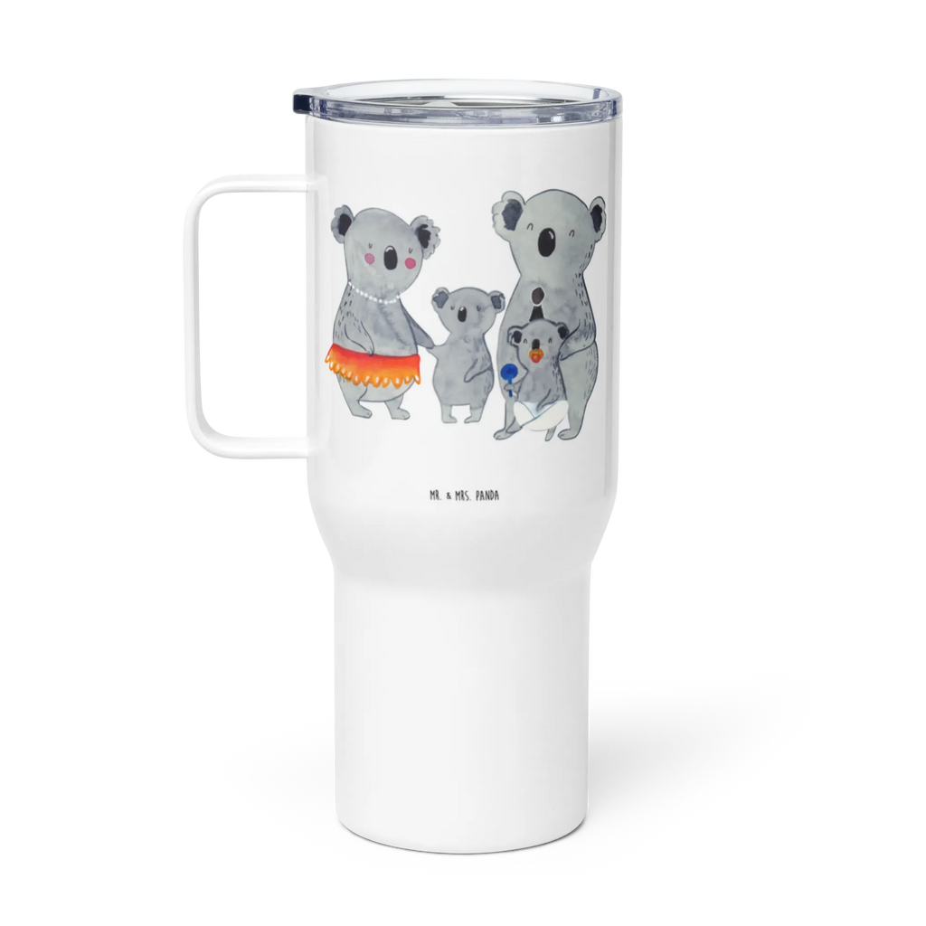 XXL Thermobecher Koala Familie Jumbo Becher, Großer Thermobecher, Autobecher, XL Reisetasse, XL Thermobecher, Reisebecher, Muttertag, Vatertag, Mama, Papa, Oma, Opa, Familie, Schwester, Bruder, Familienleben, Kinder, Koalas, Koala, Family, Geschwister