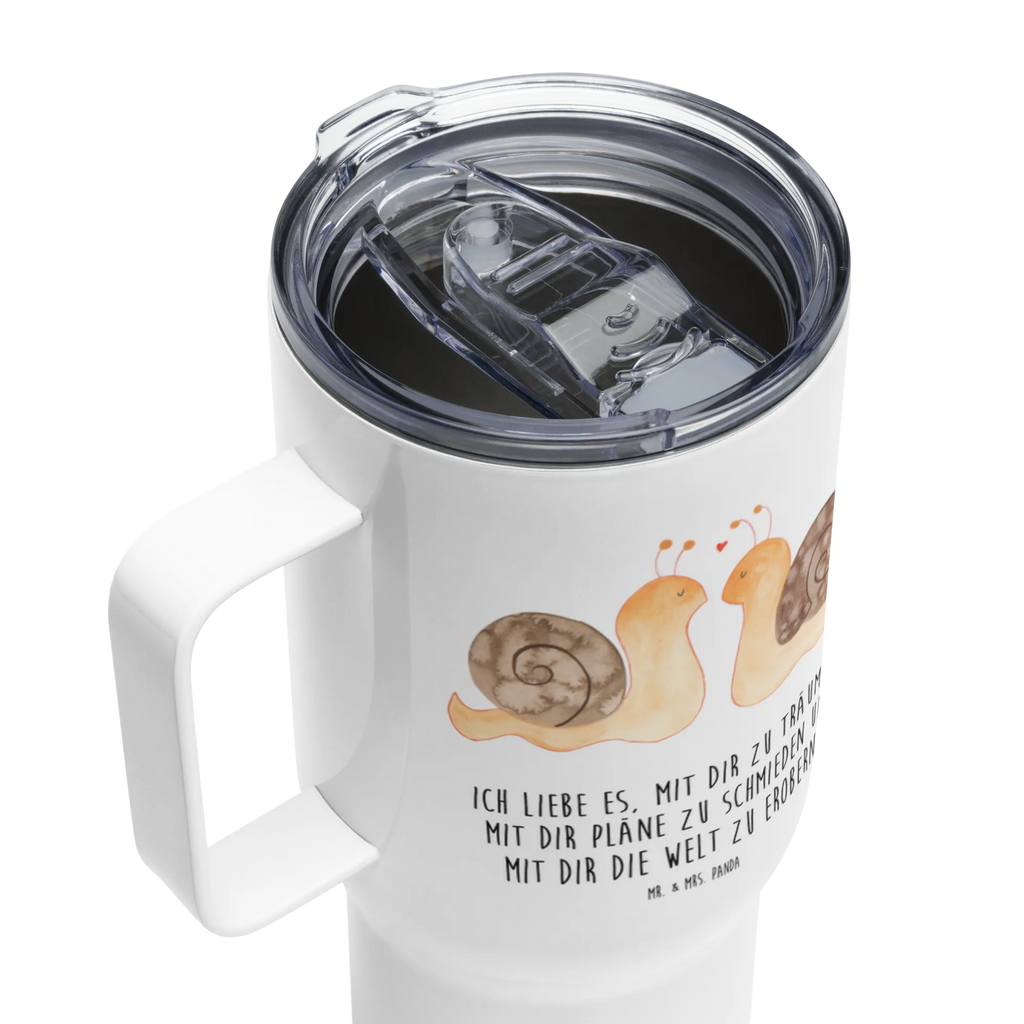 XXL Thermobecher Schnecken Liebe Autobecher, Thermobecher, XL Thermobecher, Jumbo Becher, Großer Thermobecher, XL Reisetasse, Reisebecher, Liebe, Partner, Freund, Freundin, Ehemann, Ehefrau, Heiraten, Verlobung, Heiratsantrag, Liebesgeschenk, Jahrestag, Hocheitstag