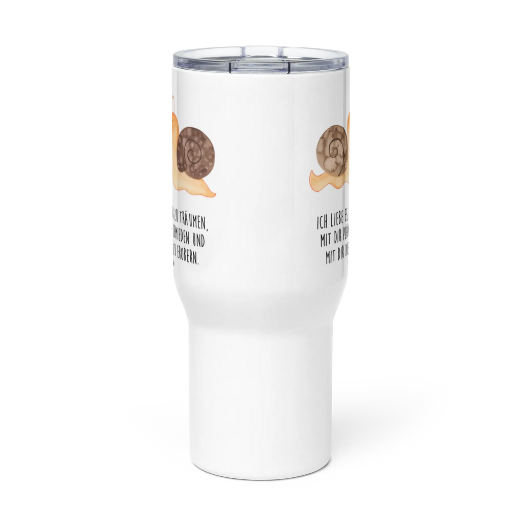 XXL Thermobecher Schnecken Liebe Autobecher, Thermobecher, XL Thermobecher, Jumbo Becher, Großer Thermobecher, XL Reisetasse, Reisebecher, Liebe, Partner, Freund, Freundin, Ehemann, Ehefrau, Heiraten, Verlobung, Heiratsantrag, Liebesgeschenk, Jahrestag, Hocheitstag