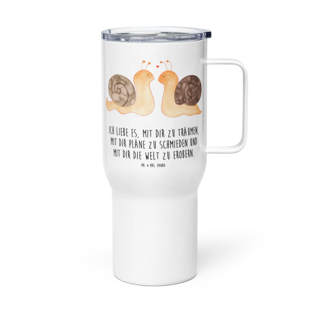 XXL Thermobecher Schnecken Liebe Autobecher, Thermobecher, XL Thermobecher, Jumbo Becher, Großer Thermobecher, XL Reisetasse, Reisebecher, Liebe, Partner, Freund, Freundin, Ehemann, Ehefrau, Heiraten, Verlobung, Heiratsantrag, Liebesgeschenk, Jahrestag, Hocheitstag