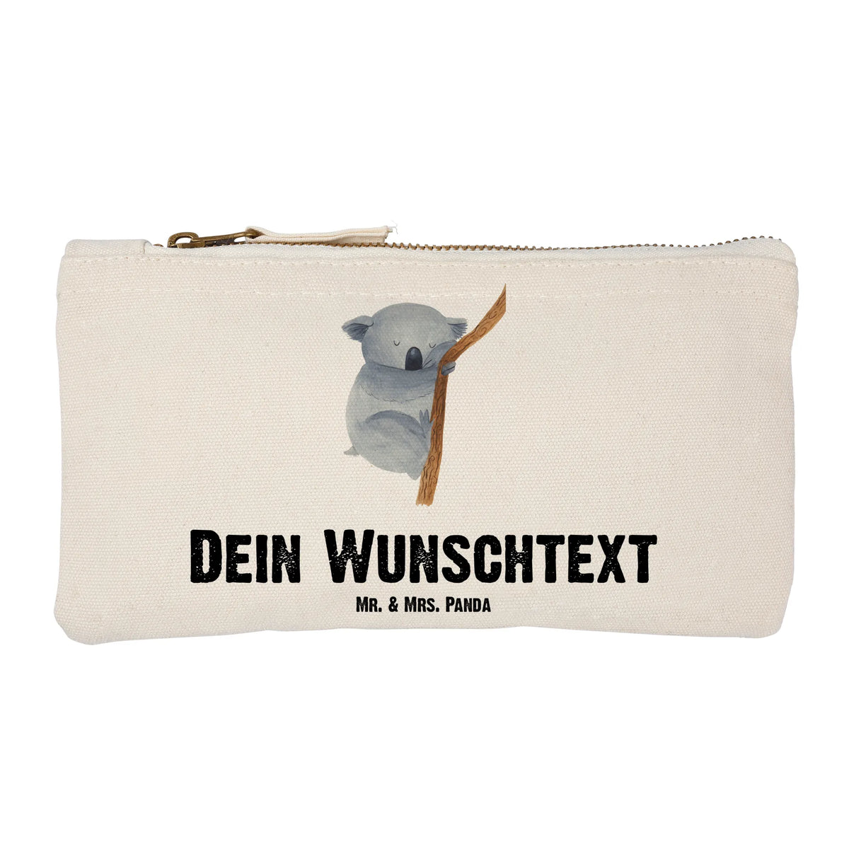 Personalised make-up bag koala card, gift ideas, gifts, small animals, cute, cute animal motives, hand drawn, funny sayings, good mood, special gifts, animal lover, sleeping, dreamland, bedroom, koala bear, dream